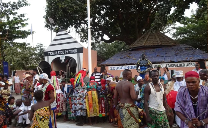 Discover the voodoo python temple