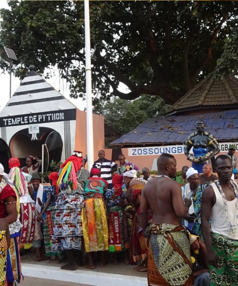 Discover the voodoo python temple